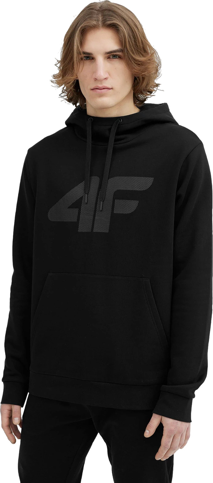 

Худи мужское 4F 4FSS23TSWSM353 черное L, Черный, 4FSS23TSWSM353