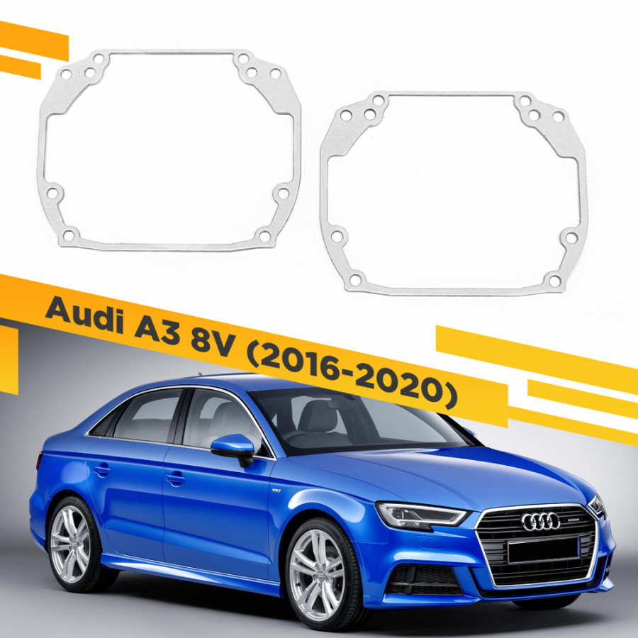 

Рамки для замены линз в фарах Audi A3 8V 2016-2020 VDF AA38V-027 027, 027