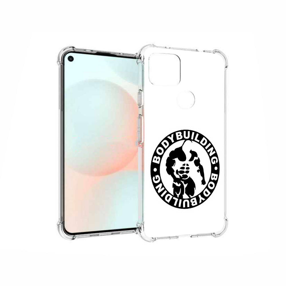 

Чехол MyPads Tocco для Google Pixel 5A бодибилдинг, Прозрачный, Tocco