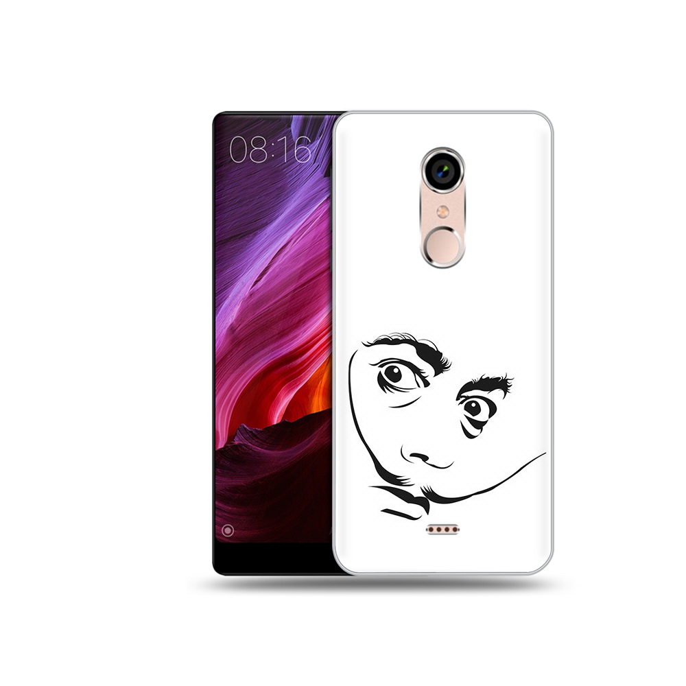 

Чехол MyPads Tocco для BQ 5050 Strike мужчина с длинными усами, Прозрачный, Tocco