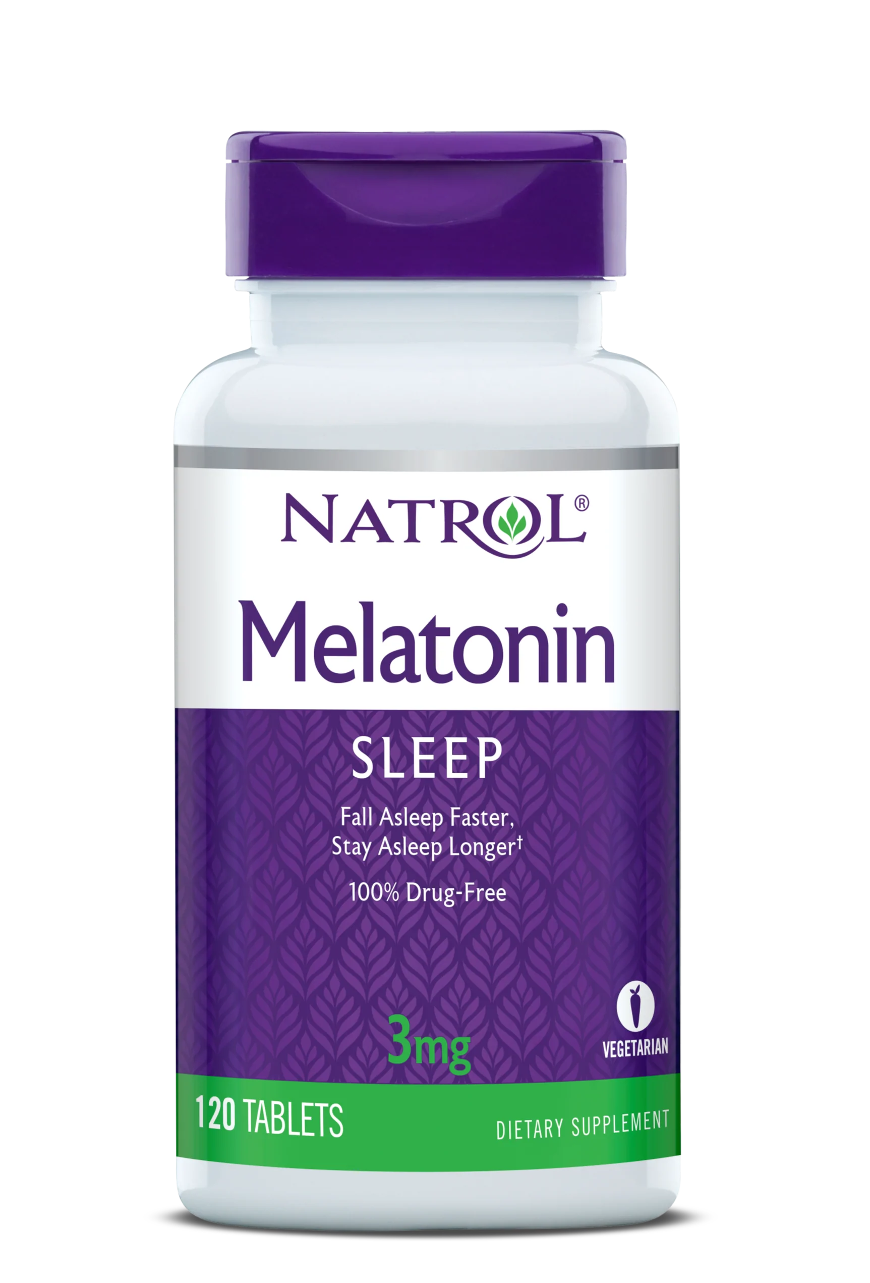 

Добавка Natrol Melatonin 3 мг, 120 таблеток