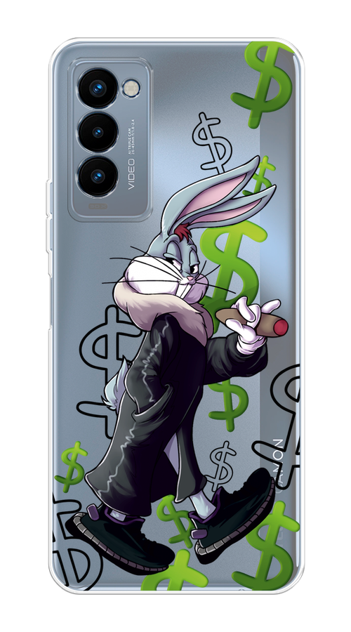 

Чехол на Tecno Camon 18P "Rich Bugs Bunny", Зеленый;черный;голубой, 300750-6