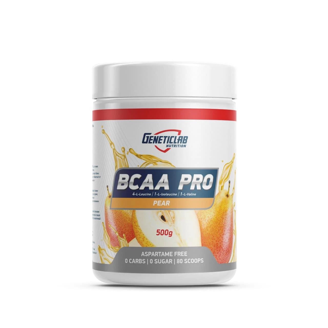 Аминокислоты Geneticlab BCAA Pro груша, 500 г