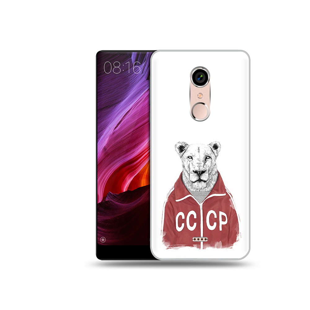 

Чехол MyPads Tocco для BQ 5050 Strike львица ссср, Прозрачный, Tocco