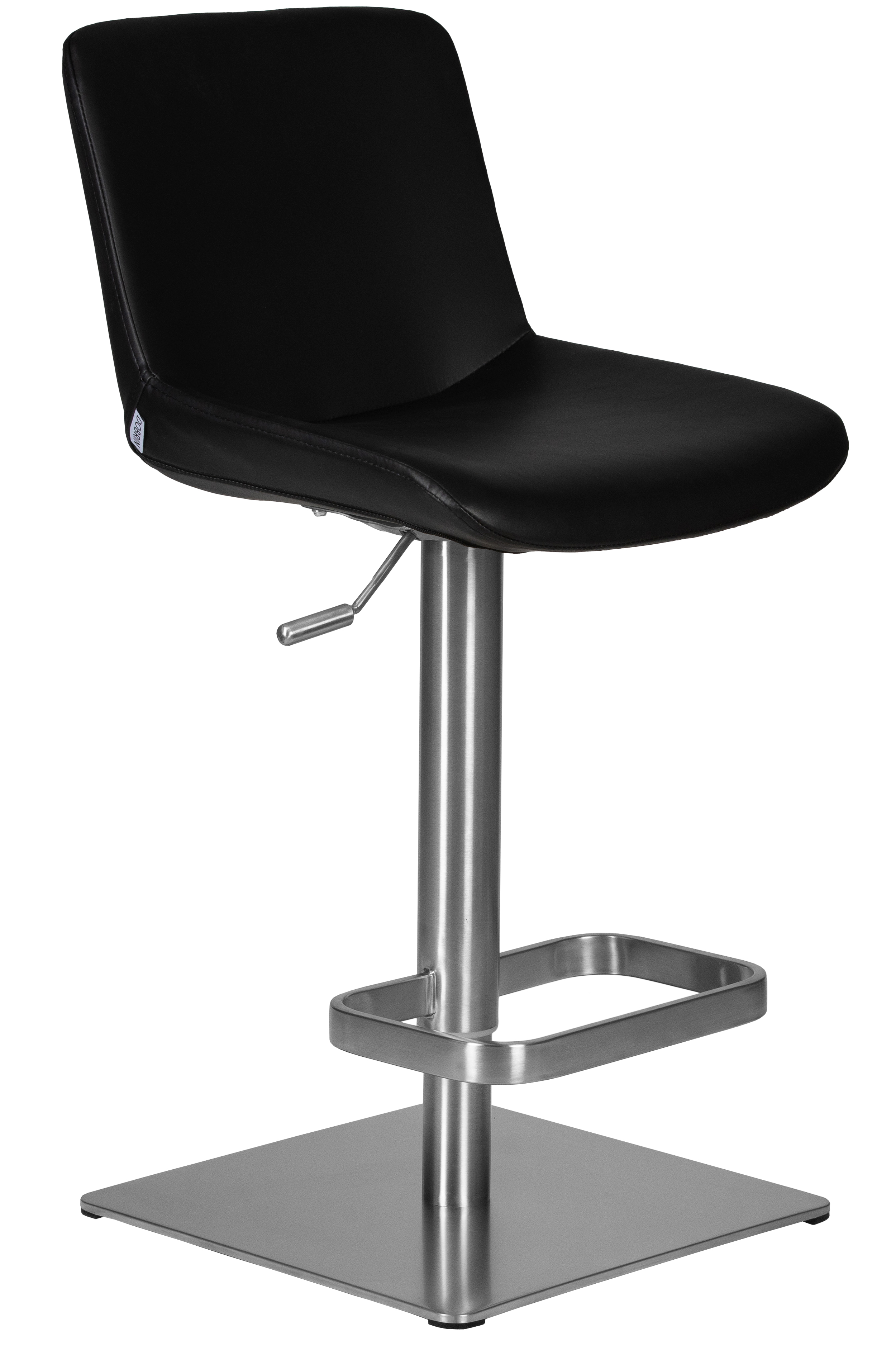 фото Барный стул империя стульев aldo lmo-a94d black (yp33-19), хром/черный