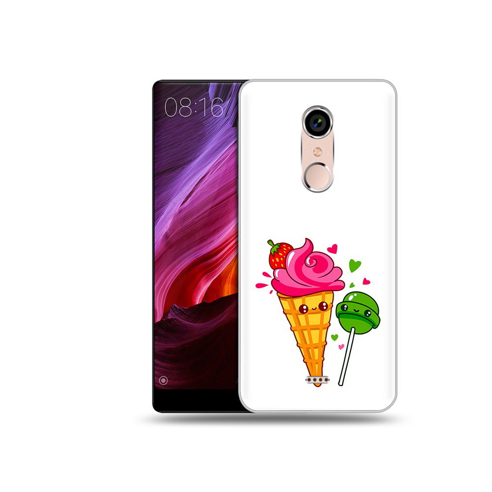 

Чехол MyPads Tocco для BQ 5050 Strike Вкусняшки, Прозрачный, Tocco