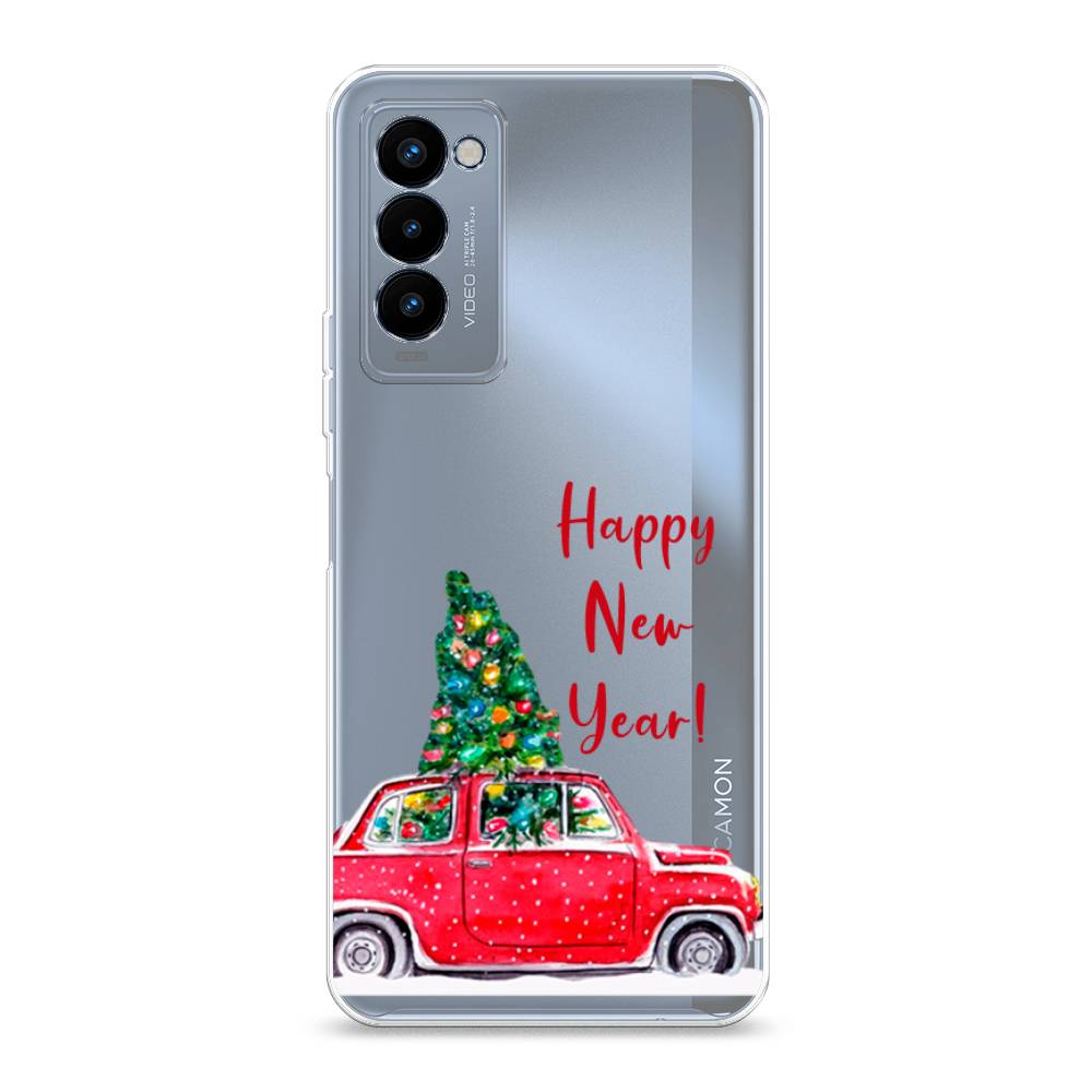 

Чехол на Tecno Camon 18P "Happy New Year", Красный;зеленый, 300750-5