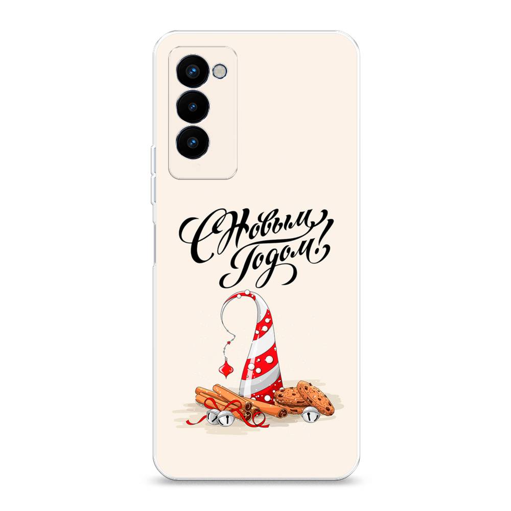 

Чехол на Tecno Camon 18P "Подарки на Новый Год", Бежевый;красный;черный, 300750-5
