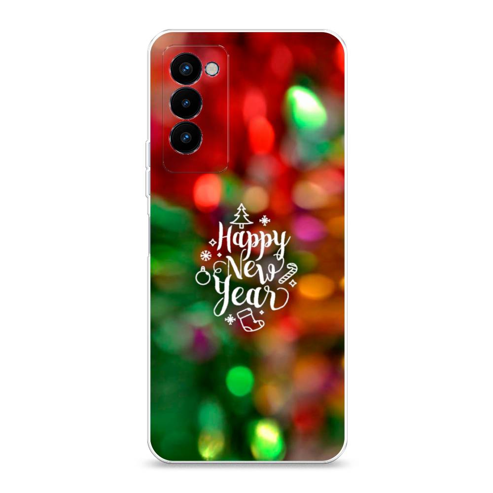 

Чехол на Tecno Camon 18P "Новый Год на елке", Зеленый;красный;желтый, 300750-5