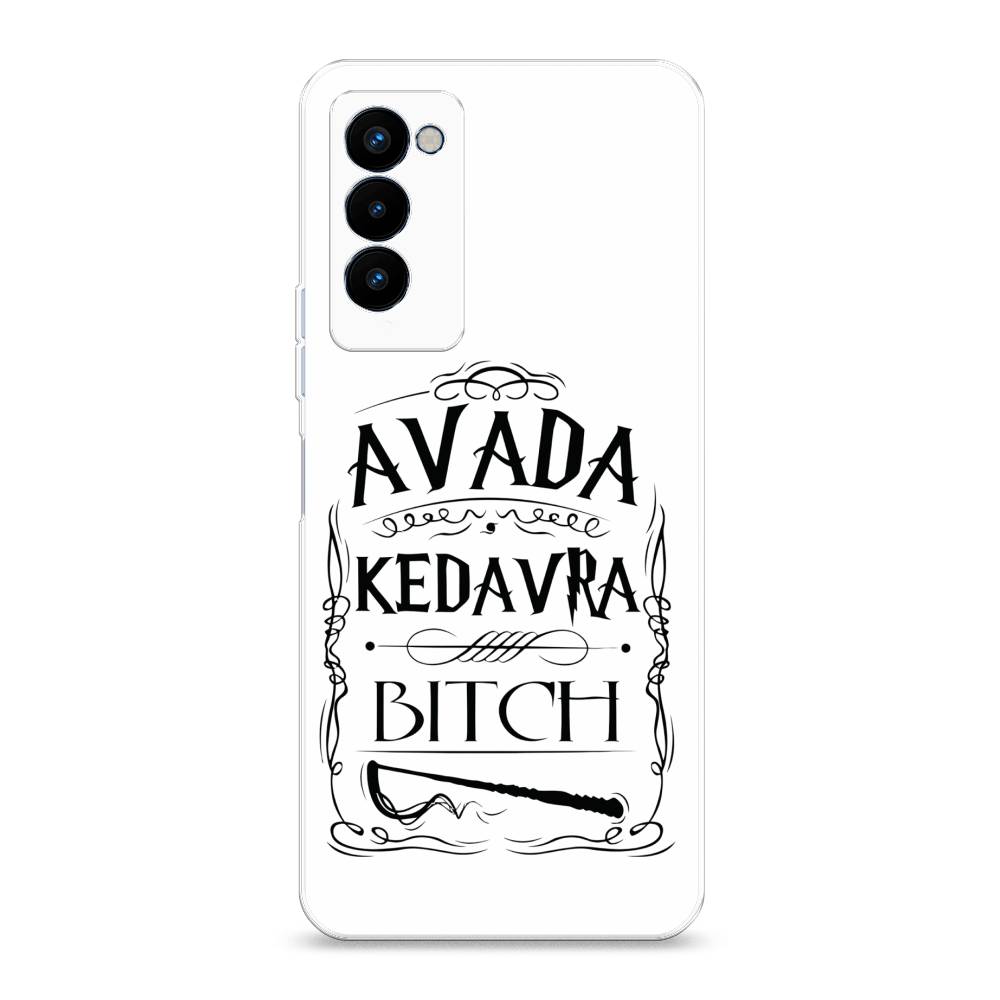 

Чехол на Tecno Camon 18P "Avada kedavra bitch", Белый;серый;черный, 300750-6