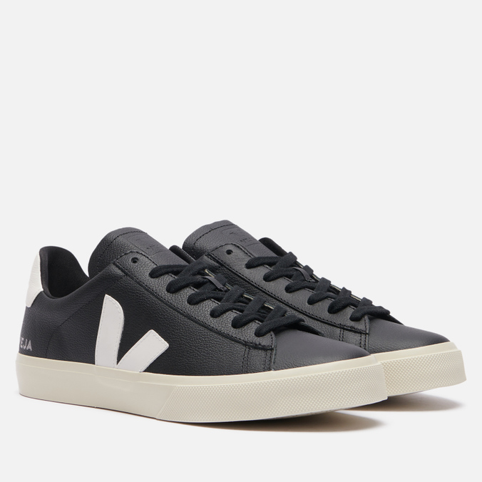 

Кеды женские VEJA Campo Chromefree Leather черные 39 EU, Campo Chromefree Leather