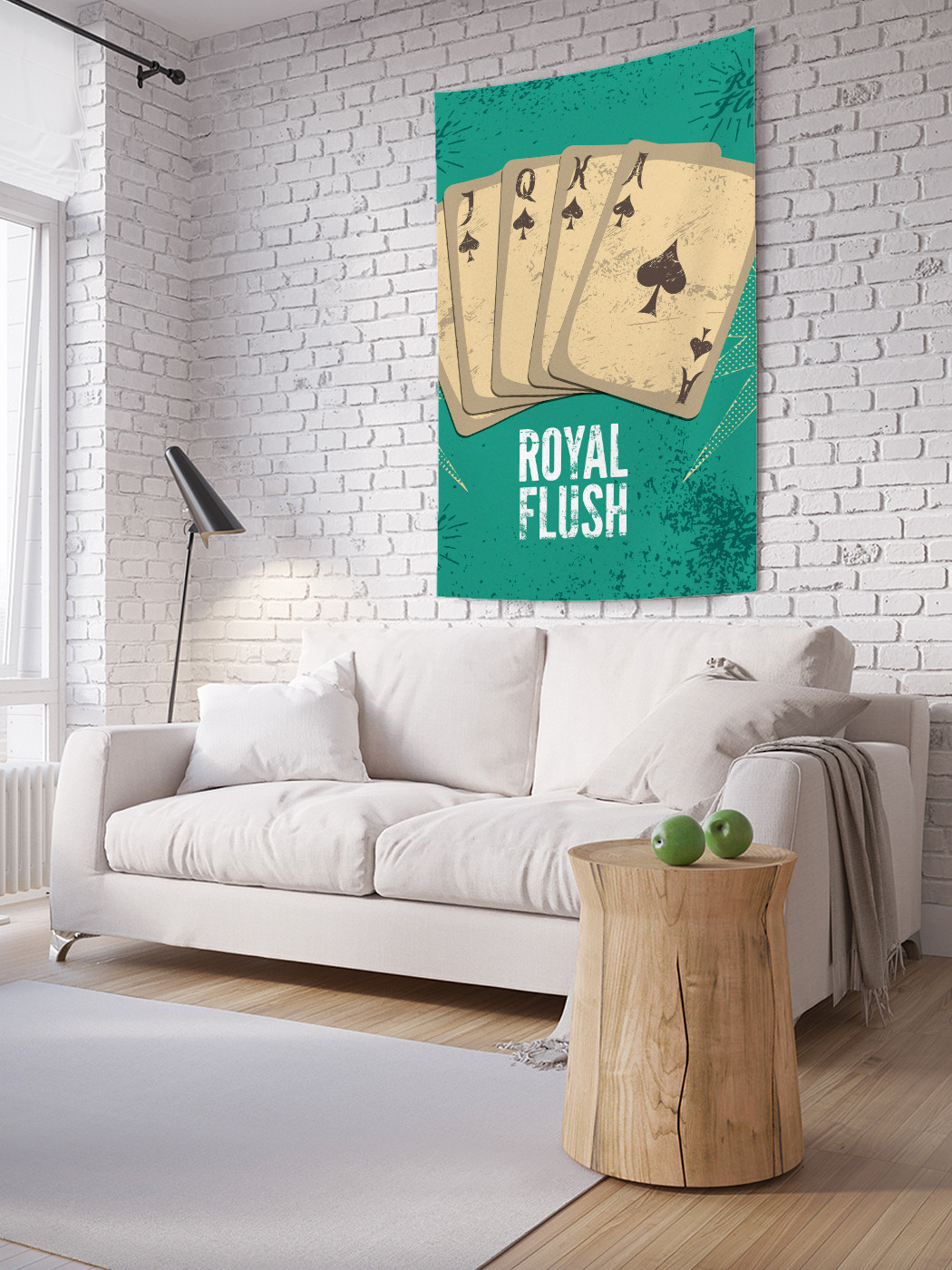 

Вертикальное фотопанно на стену JoyArty Ройал флэш 150x200 см, Ройал флэш