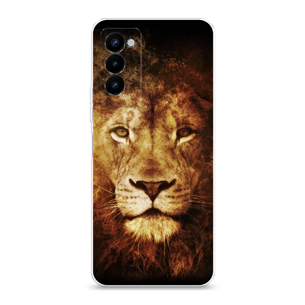 

Чехол на Tecno Camon 18P "Лев", Черный;коричневый;желтый, 300750-6