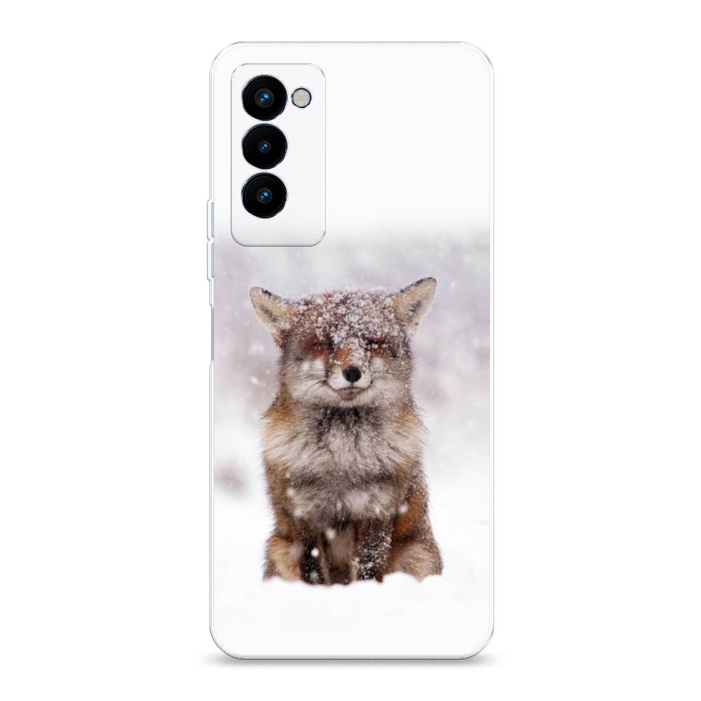 

Чехол на Tecno Camon 18P "Зимняя лиса", Белый;серый;коричневый, 300750-1