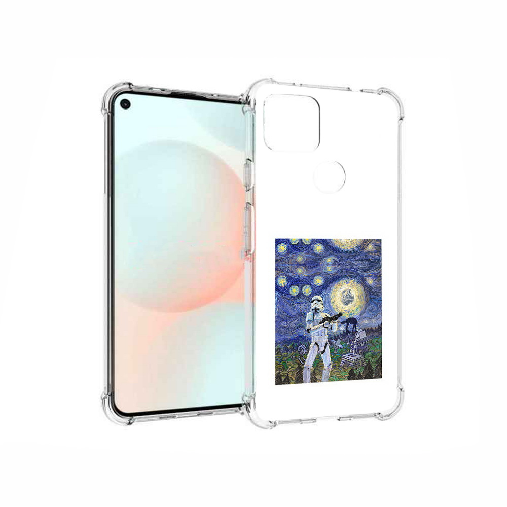 

Чехол MyPads Tocco для Google Pixel 5A star wars звездная ночь, Прозрачный, Tocco