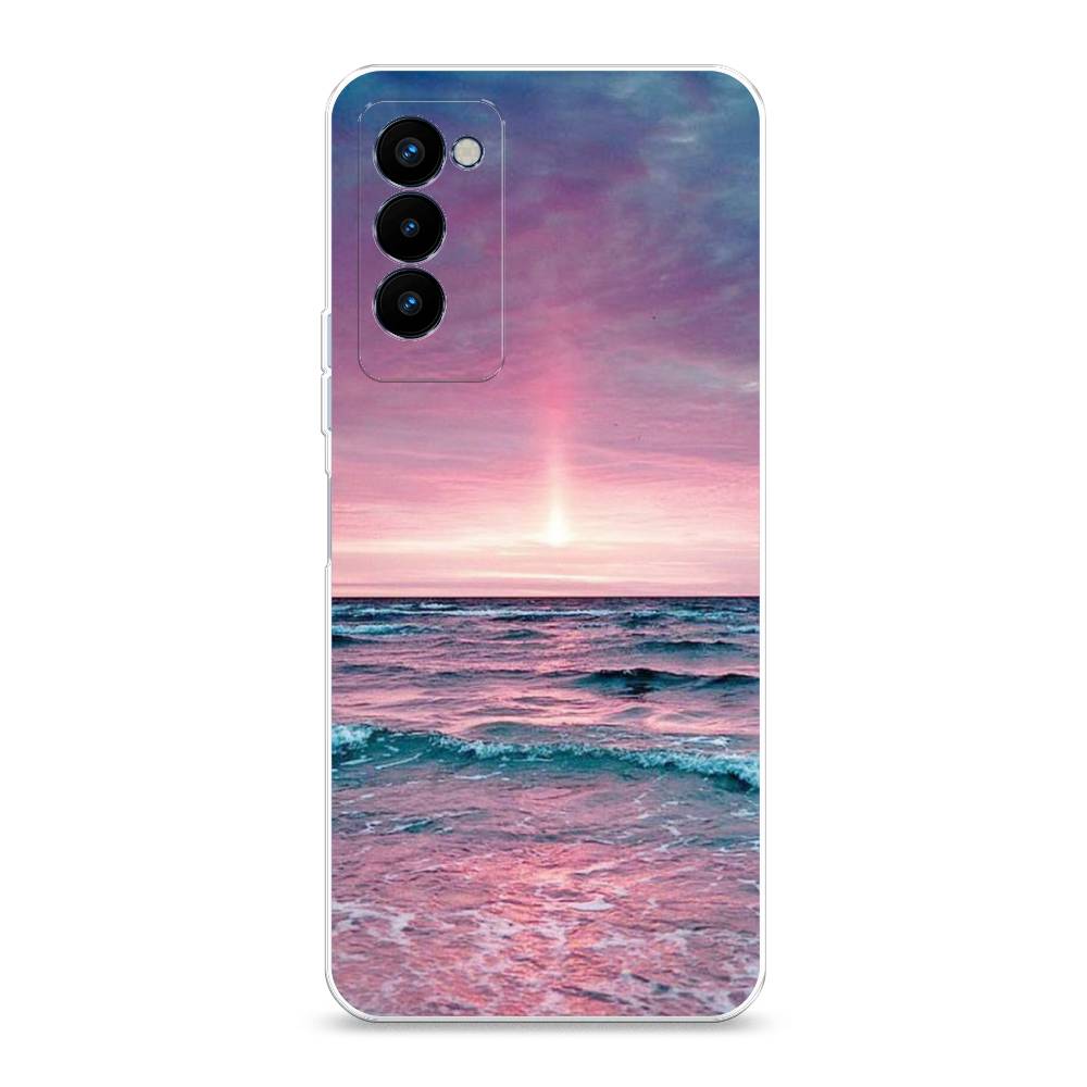 

Чехол на Tecno Camon 18P "Восход 3", Розовый;голубой, 300750-2