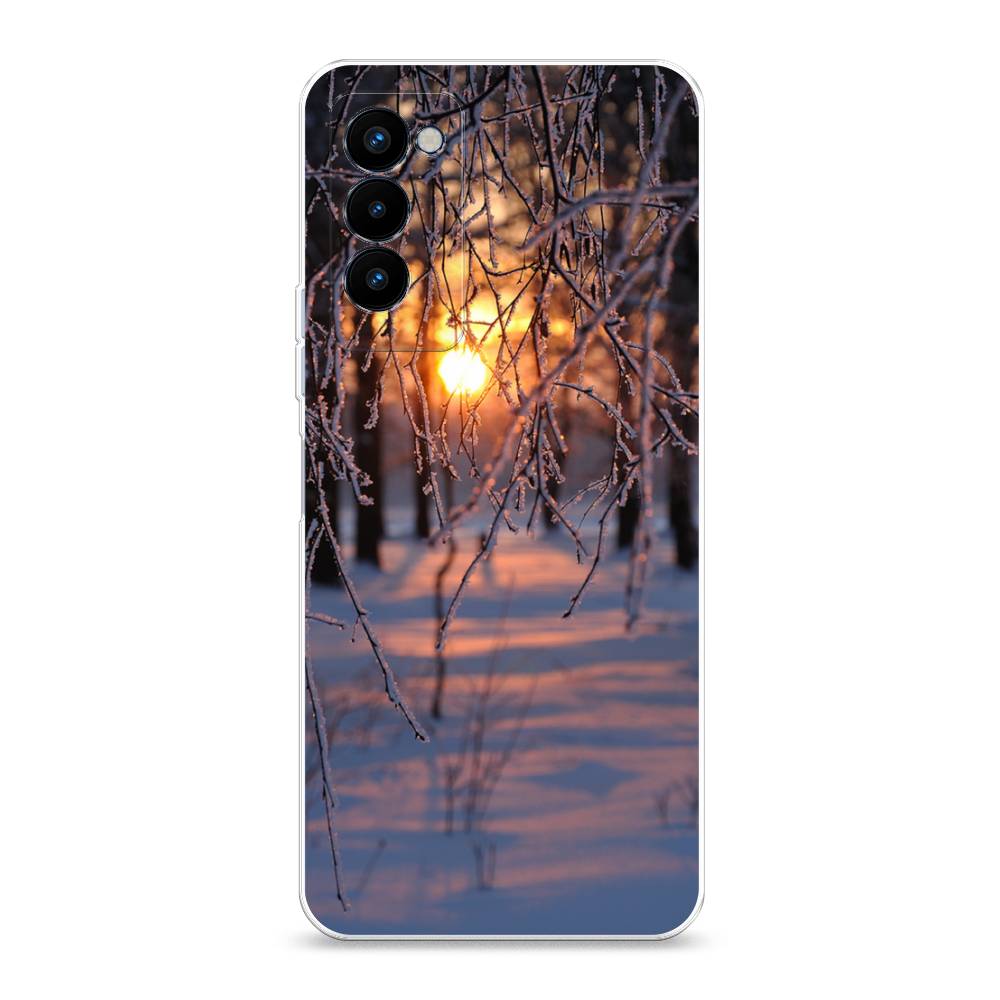 

Чехол на Tecno Camon 18P "Зима 7", Оранжевый;розовый;черный, 300750-2