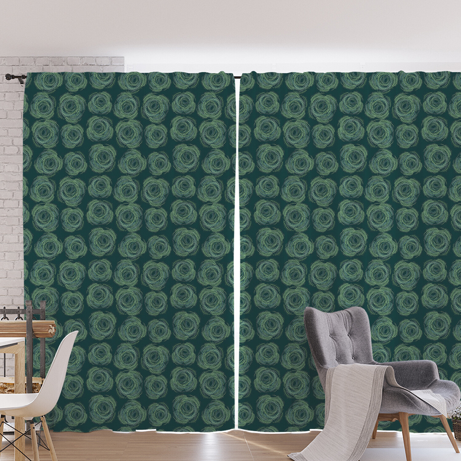 

Шторы под лён JoyArty "Перекати-поле", серия Oxford DeLux, 340х265 см, Перекати-поле