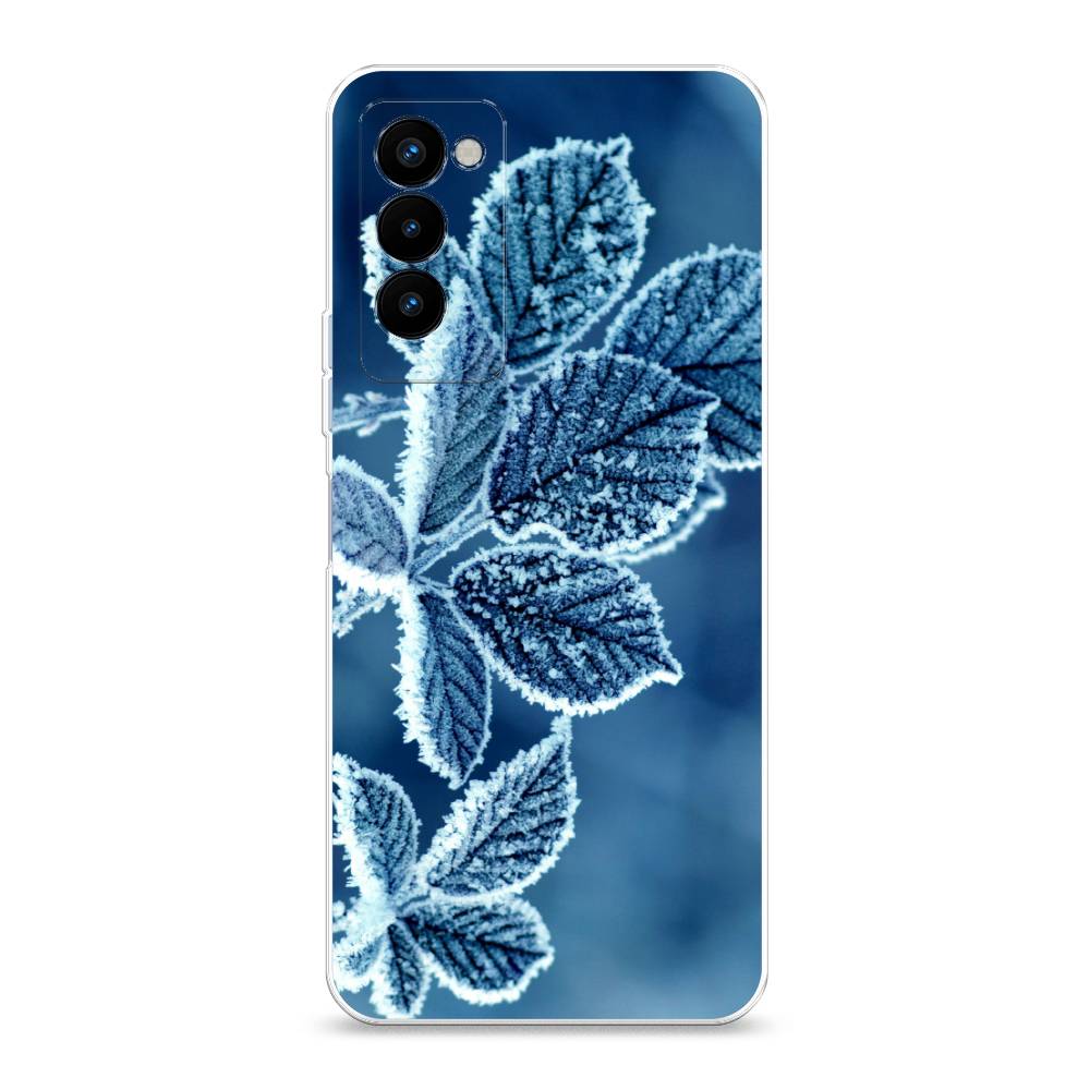 

Чехол на Tecno Camon 18P "Зима 6", Голубой;белый, 300750-2
