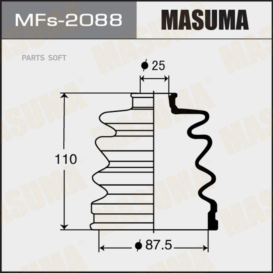 Пыльник ШРУСа MASUMA MFs-2088 1050₽