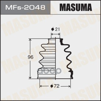 Пыльник ШРУСа MASUMA MFs-2048