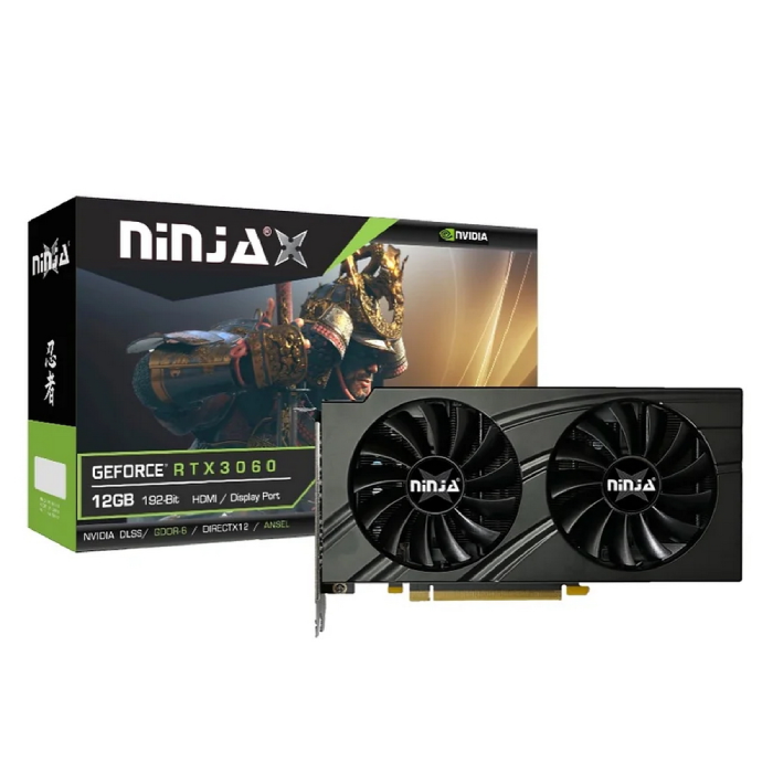 

Видеокарта Sinotex PCI-E NV RTX 3060 DUAL 12GB GDDR6 NH306F126S, RTX 3060