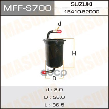 

Фильтр топливный высокого давления MASUMA MFF-S700