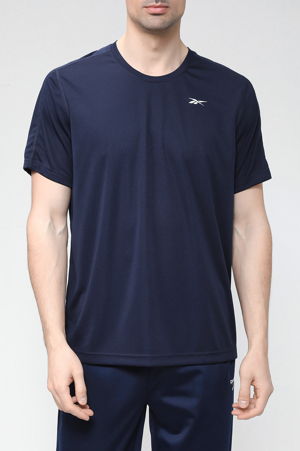 

Футболка мужская Reebok HI3920 синяя 2XL, Синий, HI3920