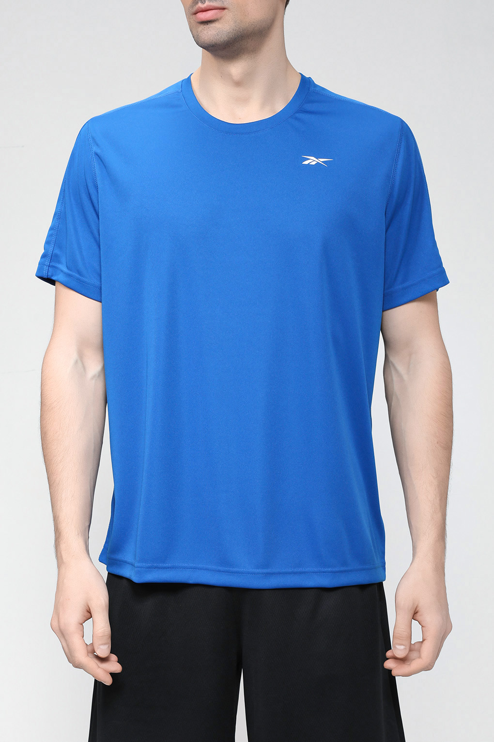 

Футболка мужская Reebok HI3915 голубая 2XL, Голубой, HI3915