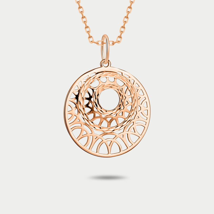 Подвеска из розового золота Золотая ладья 03-10010-1861