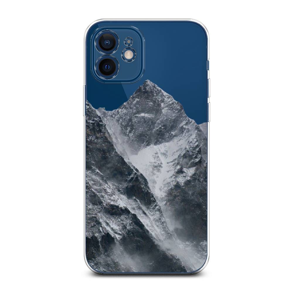 

Чехол на Apple iPhone 12 Mini "Горы арт 4", Серый;бежевый, 12650-2