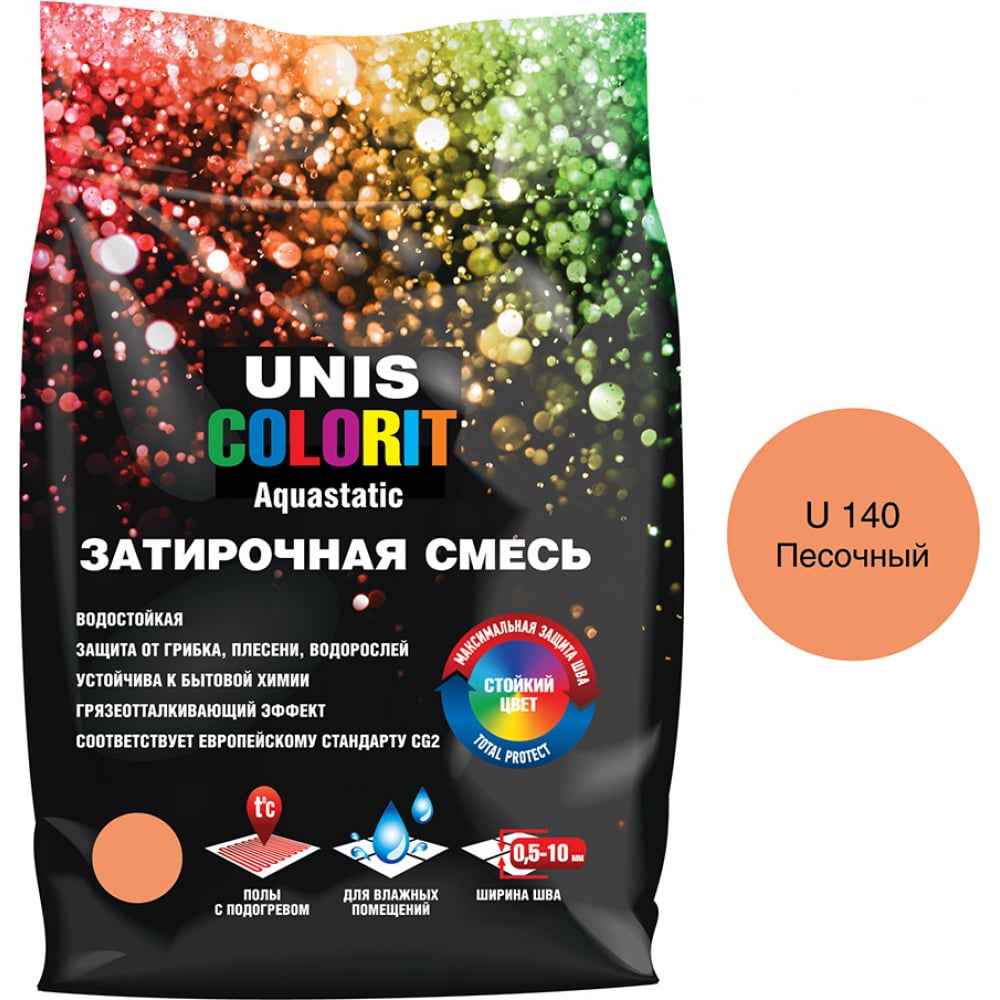 

UNIS Затирка Colorit песочный 2кг 11602915