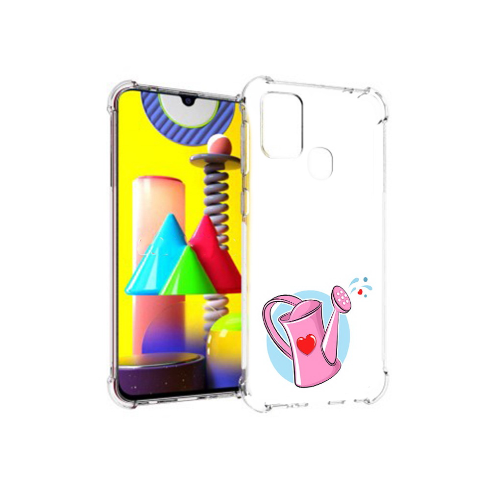 

Чехол MyPads Tocco для Samsung Galaxy M31 Лейка любви 14 февраля (PT147019.488.103), Прозрачный, Tocco