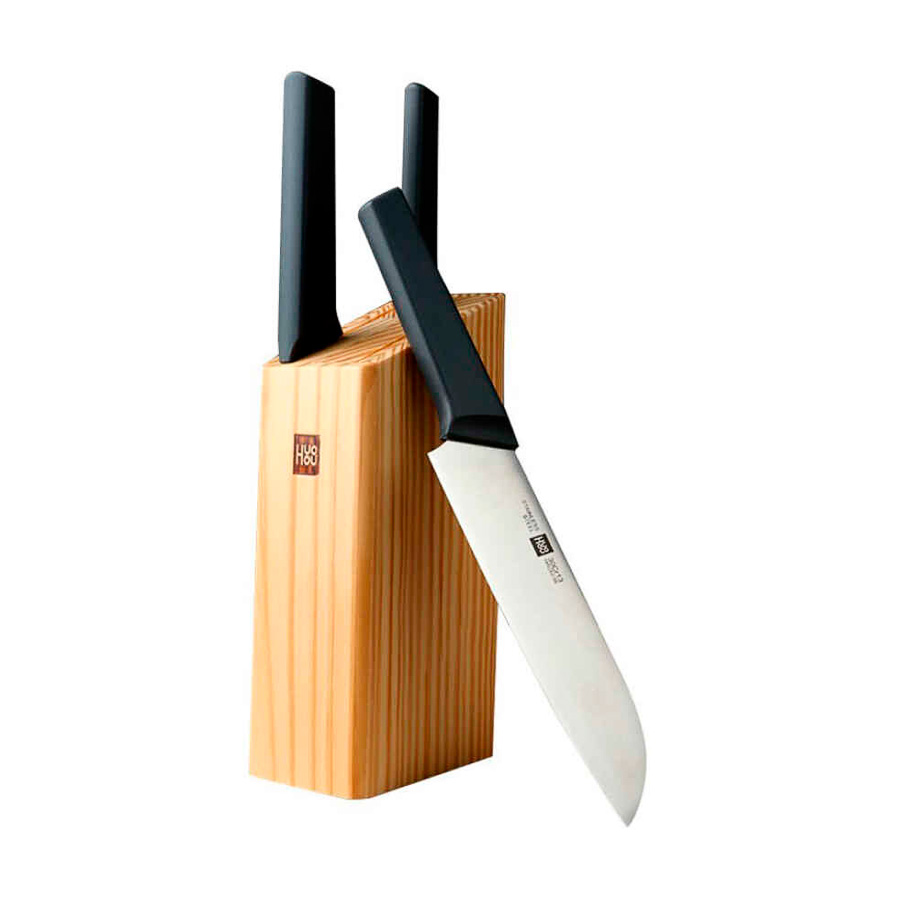 фото Набор стальных ножей huohou hu0059 4-piece kitchen knife set lite rus