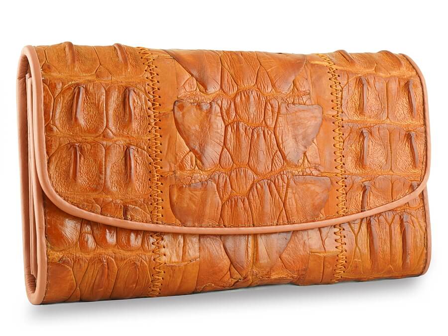 

Кошелек женский Exotic Leather Kk-074 оранжевый, kk-074