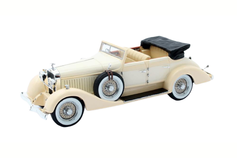 Hispano suiza H6C convertible sedan hibbard & darrin #12036 (open) 1928 creme