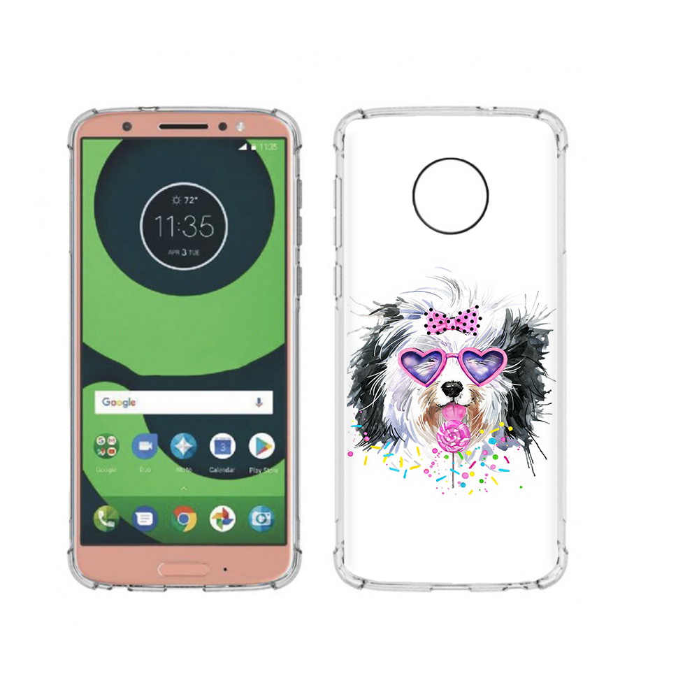 

Чехол MyPads Tocco для Motorola Moto G6 пушистик (PT99805.376.559), Прозрачный, Tocco