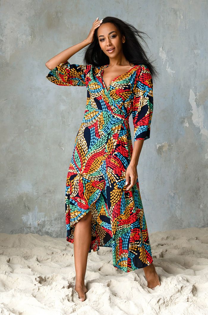 Платье женское Mia-Mia 16443 Dominica разноцветное XL