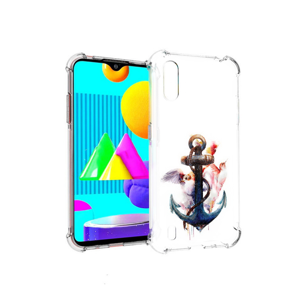 Чехол MyPads Tocco для Samsung Galaxy M01 якорь с птицами (PT151401.486.703)