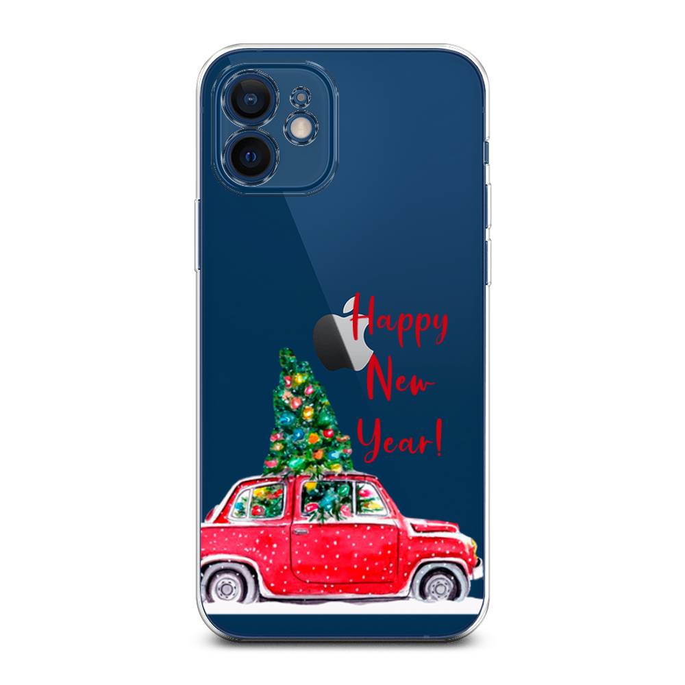 

Чехол для Apple iPhone 12 Mini "Happy New Year", Красный;зеленый, 12650-5