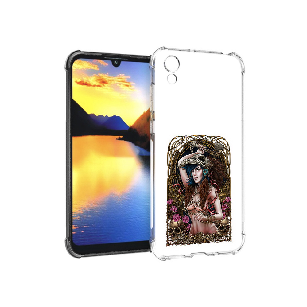 

Чехол MyPads Tocco для Huawei Y5 красивая девушка рисунок, Прозрачный, Tocco