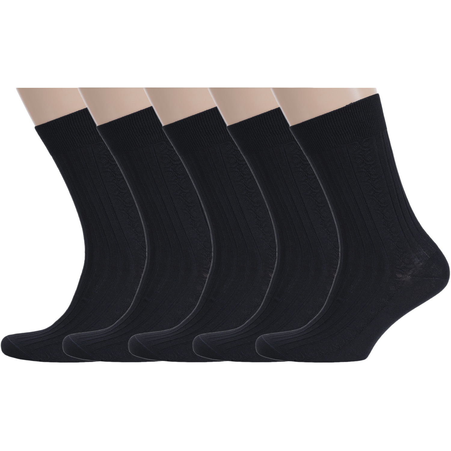 

Комплект носков мужских Rusocks 5-М-340/1 черных 27, Черный, 5-М-340/1