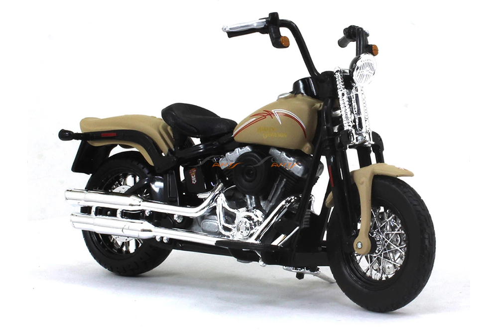 

Модель коллекционная MAISTO Harley-davidson flstsb cross bones 2013 matt beige, Черный