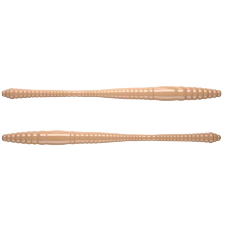 

Приманка Libra Lures Dying Worm 80 035 Сыр 8см. 12шт., Бежевый, Dying Worm
