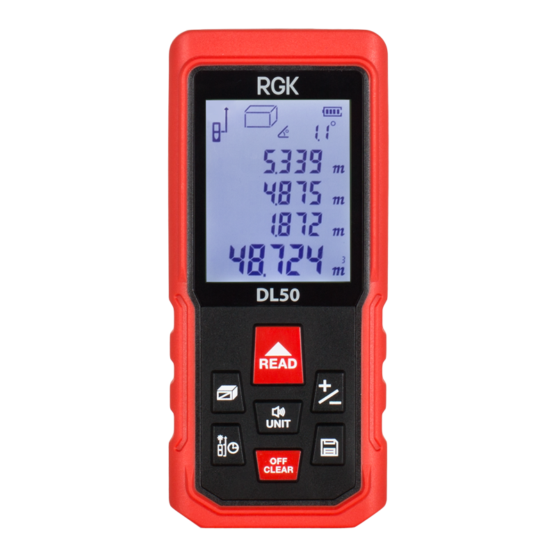 Лазерный дальномер RGK DL50 с поверкой, 755696