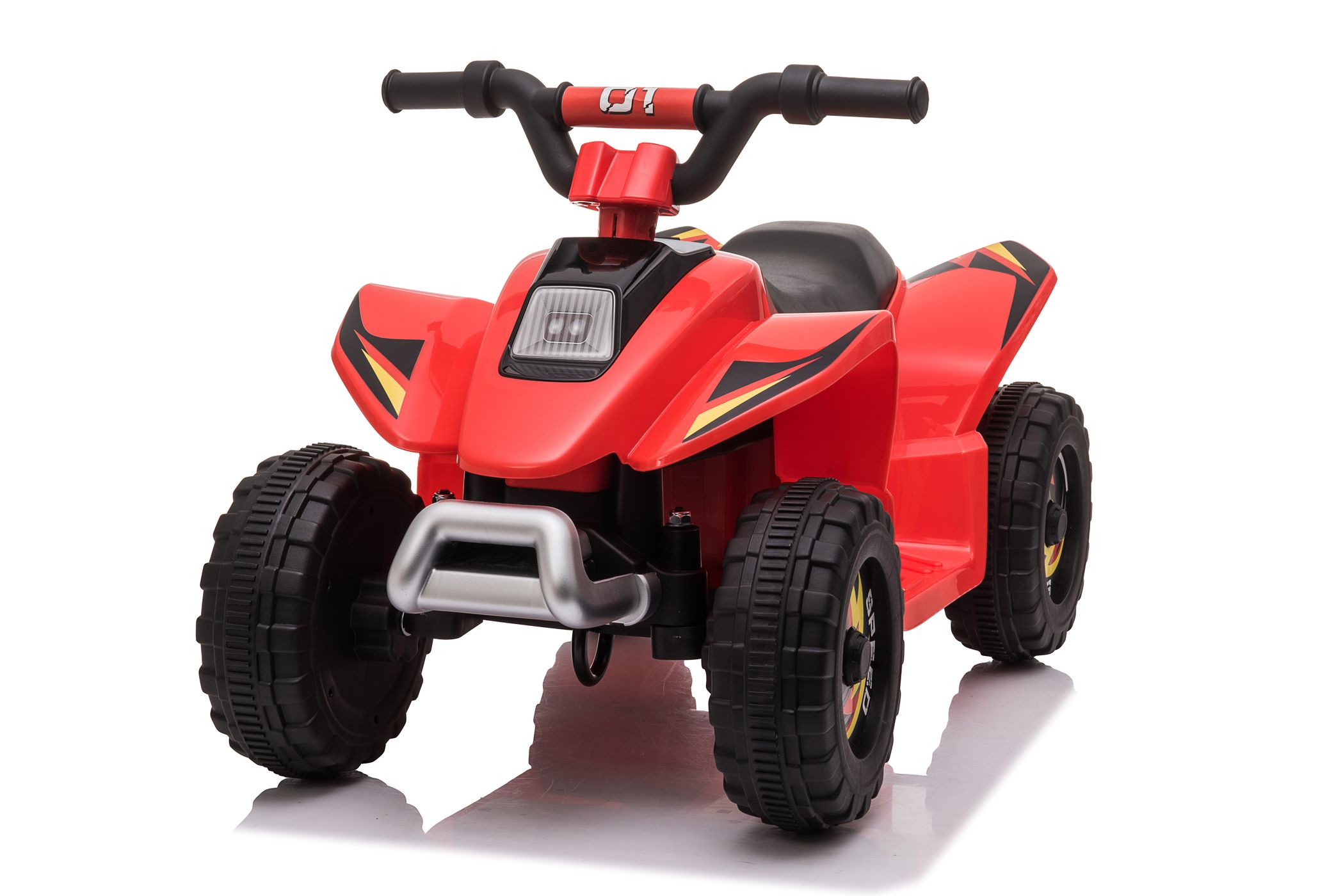 Детский электроквадроцикл RIVERTOYS H001HH, красный