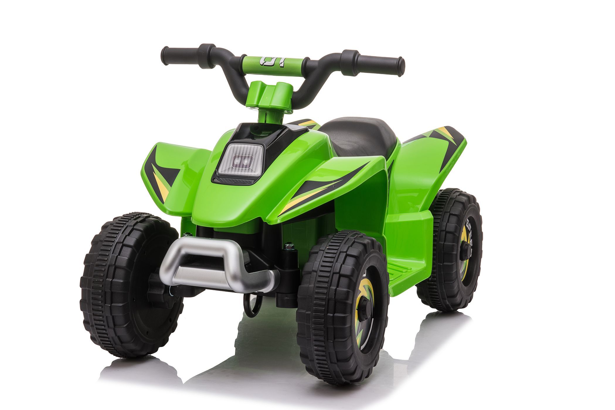 Детский электроквадроцикл RIVERTOYS H001HH, зеленый