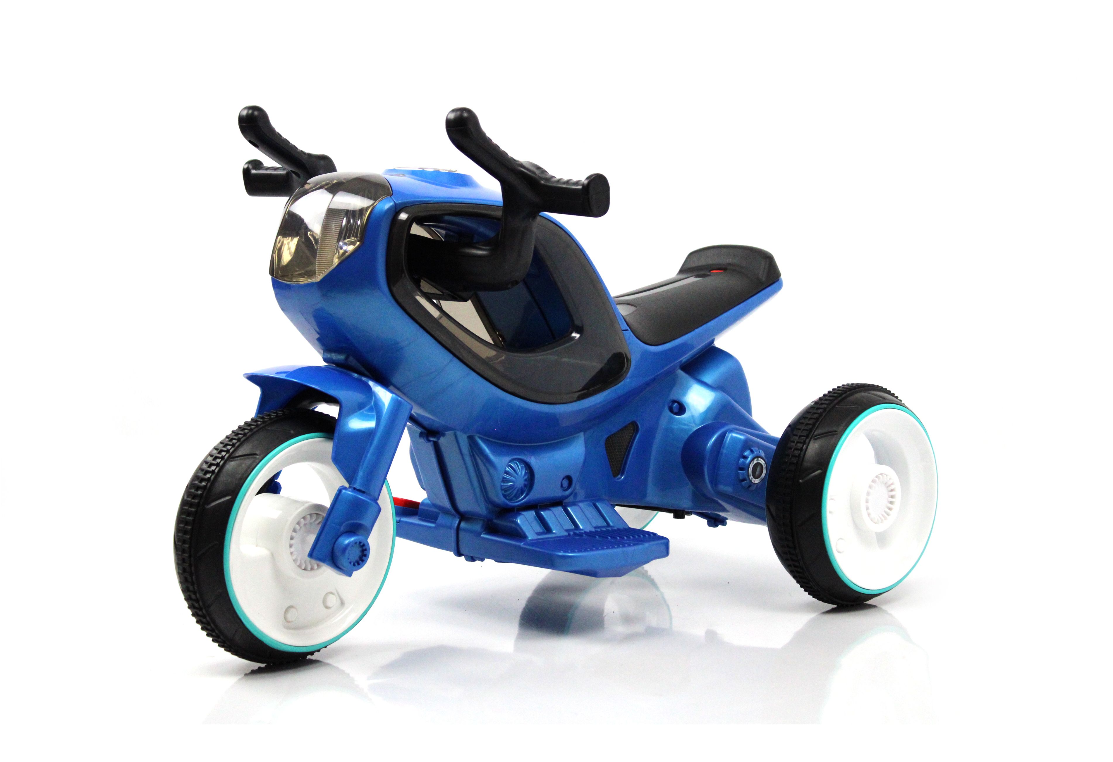 

Детский электромотоцикл RIVERTOYS HC-1388, синий