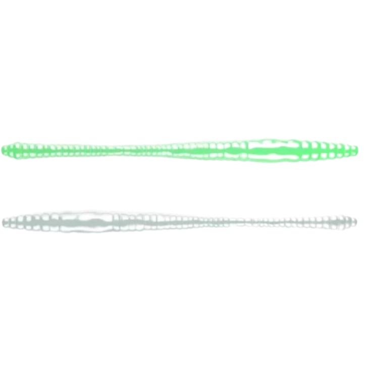 

Приманка Libra Lures Dying Worm 80 000 Сыр 8см. 12шт. (UV Green), Зеленый;белый, Dying Worm