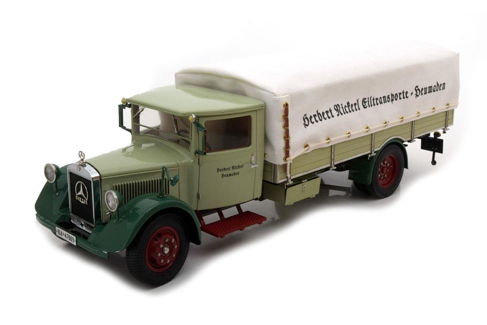 Модель коллекционная CMC Mercedes lo 2750 1934-38 truck with tarpaulin